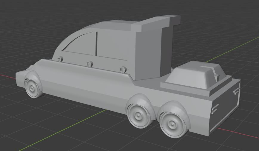 Futuristic Electric Car 3D Model For 3D Printing Animation Film 3D print model_7
