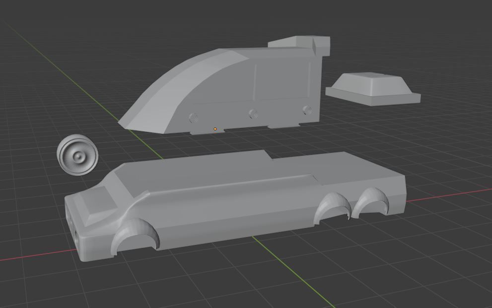 Futuristic Electric Car 3D Model For 3D Printing Animation Film 3D print model_10