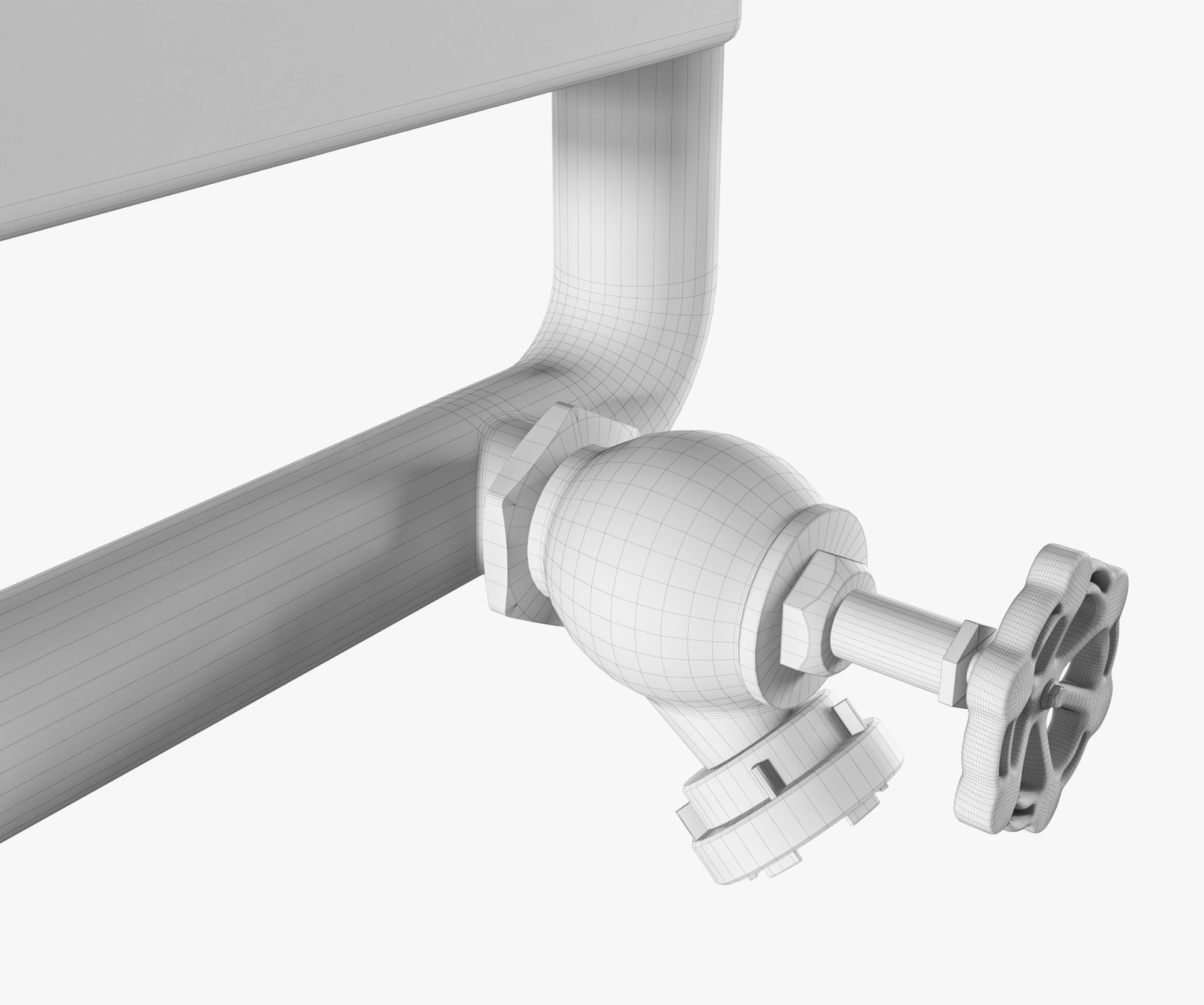 Fire Extinguisher Box Low-poly 3D model_12