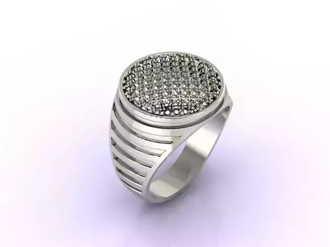 Gents Ring  - STL READY FILES 