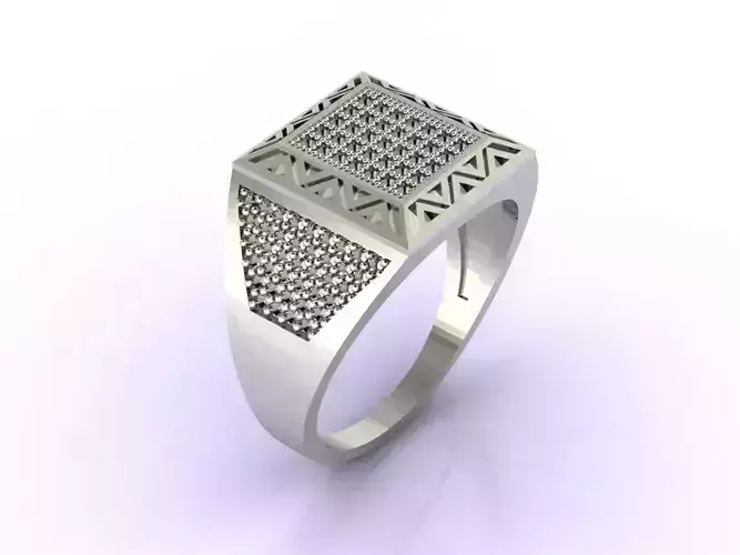 Gents Ring  - STL READY FILES 