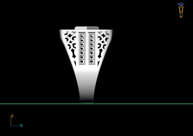 Gents Ring - STL READY FILES 3D print model_4