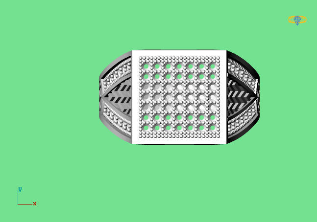 Gents Ring - STL READY FILES 3D print model_2