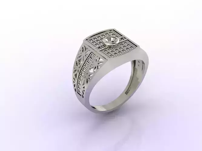 Gents Ring  - STL READY FILES 