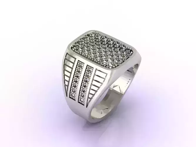 Gents Ring  - STL READY FILES 