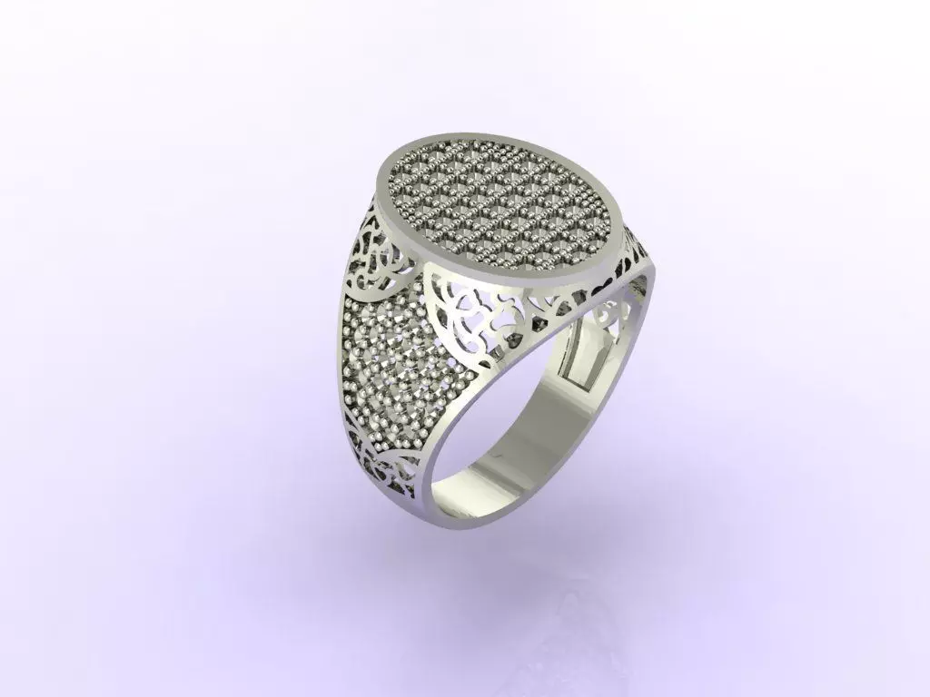 Gents Ring - STL READY FILES 3D print model_0