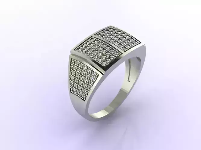 Gents Ring  - STL READY FILES 