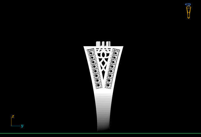 Gents Ring - STL READY FILES 3D print model_4