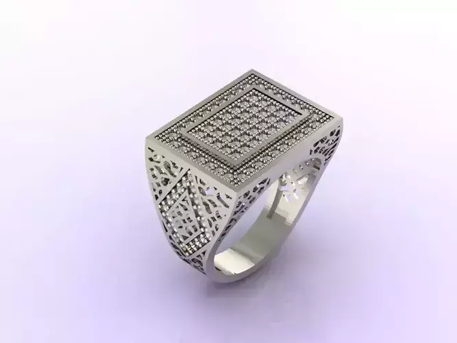 Gents Ring  - STL READY FILES 