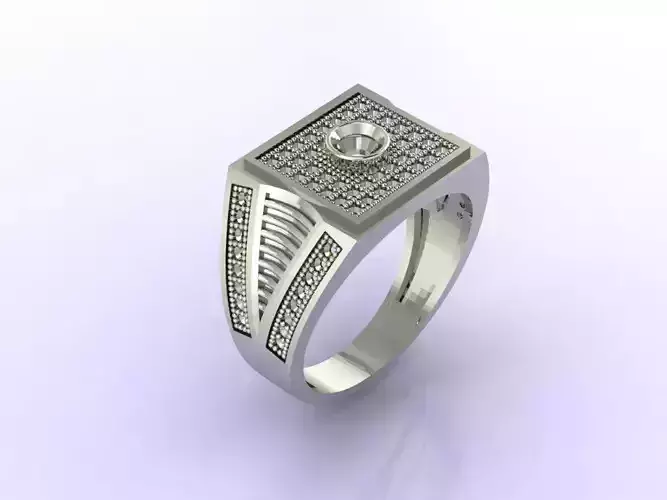 Gents Ring  - STL READY FILES 