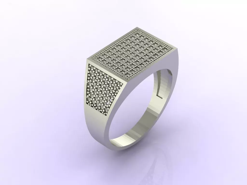 Gents Ring - STL READY FILES 3D print model_0