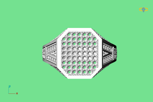 Gents Ring - STL READY FILES 3D print model_2