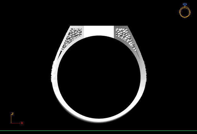 Gents Ring - STL READY FILES 3D print model_3