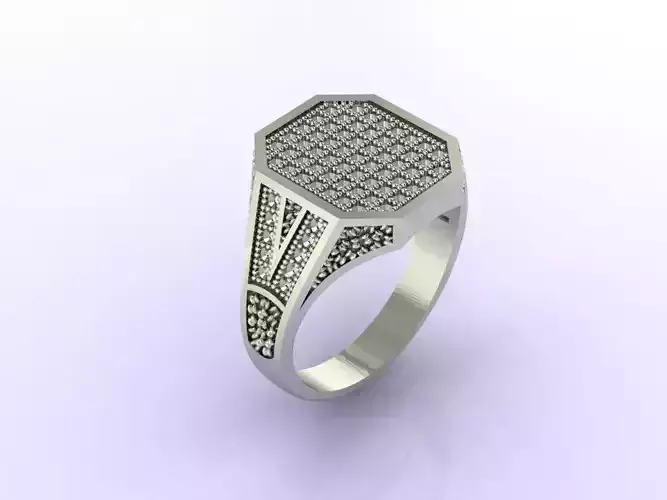 Gents Ring  - STL READY FILES 