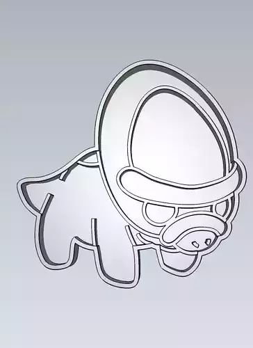 Pokemon Shieldon Cookie Cutter Stamp Cake Decorating