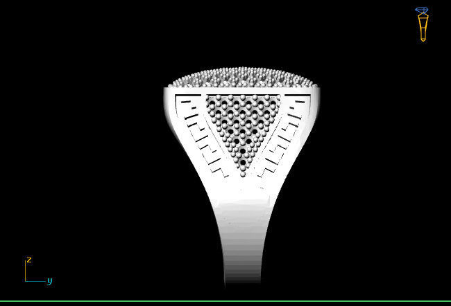 Gents Ring - STL READY FILES 3D print model_4