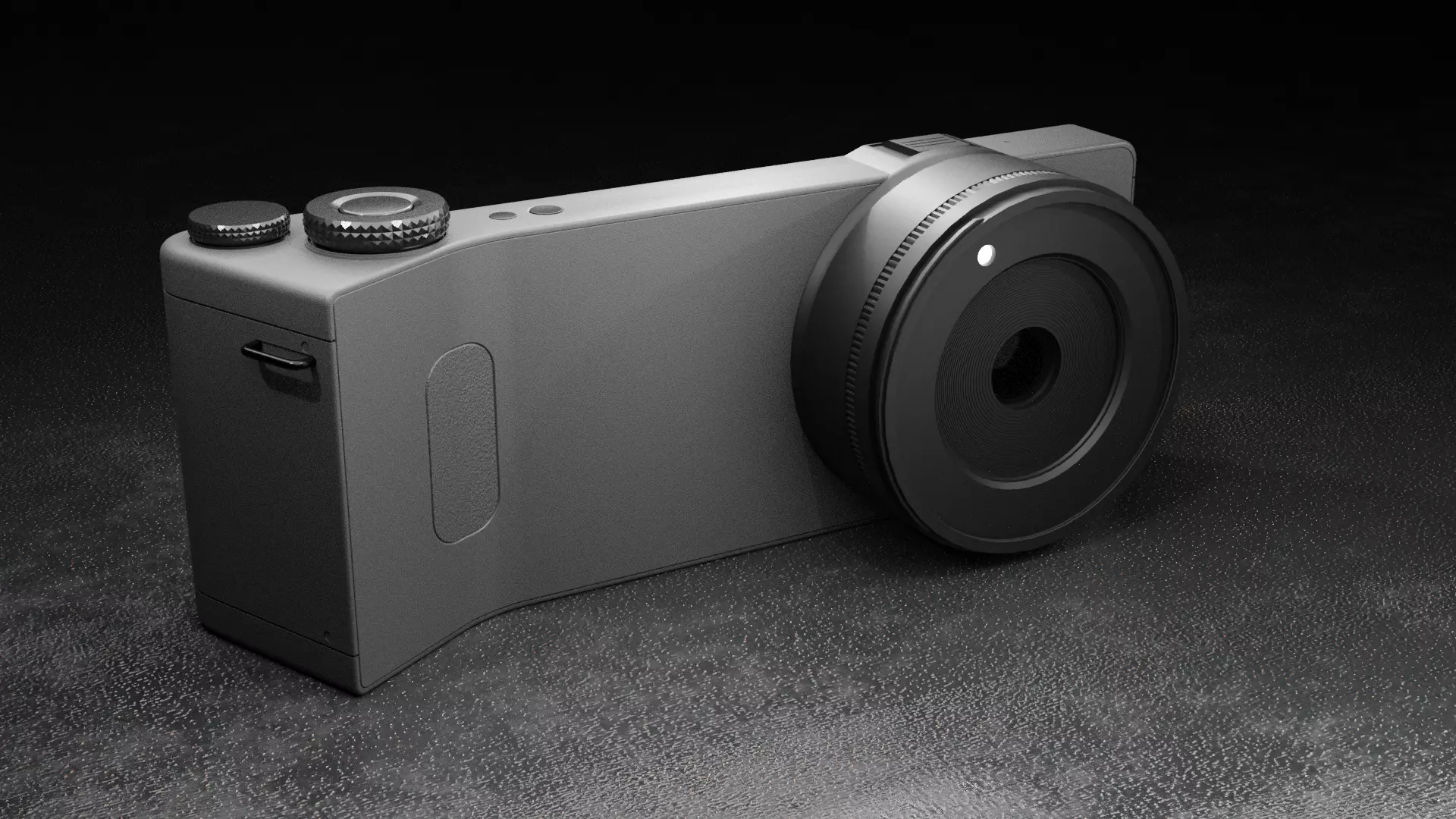 Camera compact 3D model_0