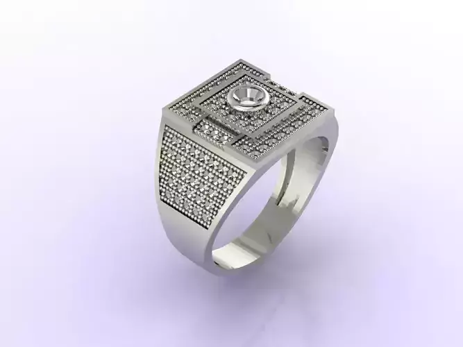 Gents Ring  - STL READY FILES 