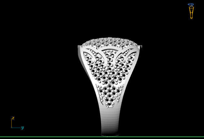 Gents Ring - STL READY FILES 3D print model_4