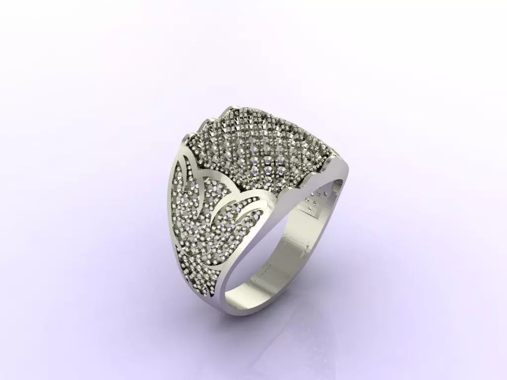 Gents Ring - STL READY FILES 3D print model_0