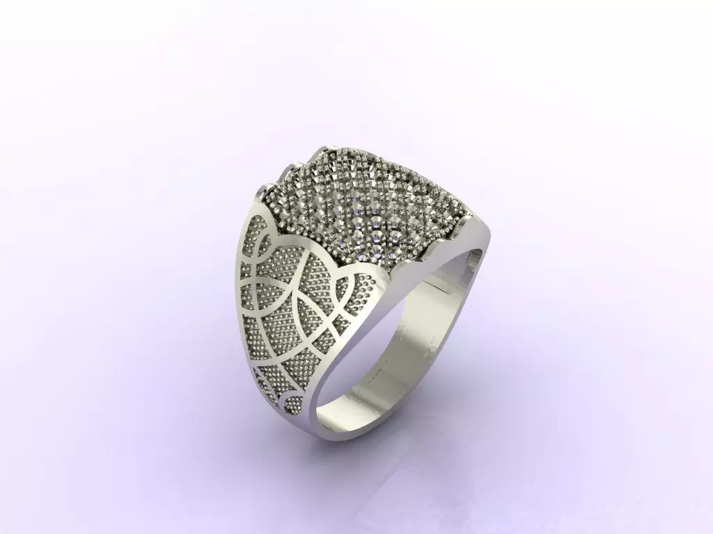 Gents Ring - STL READY FILES 3D print model_0