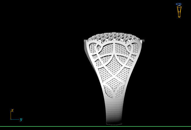 Gents Ring - STL READY FILES 3D print model_4