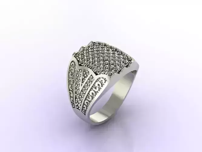 Gents Ring  - STL READY FILES  3D print model