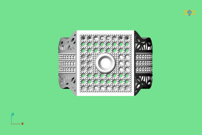 Gents Ring - STL READY FILES 3D print model_2