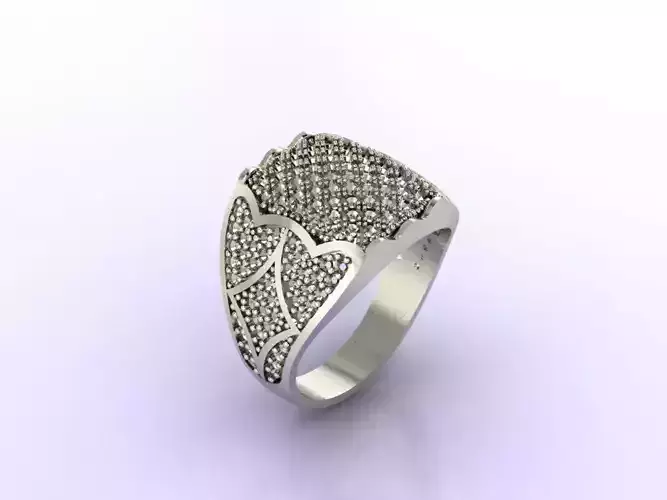 Gents Ring  - STL READY FILES  3D print model