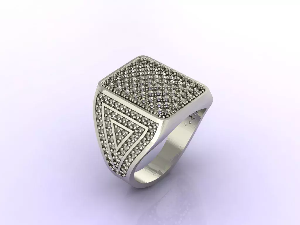 Gents Ring - STL READY FILES 3D print model_0