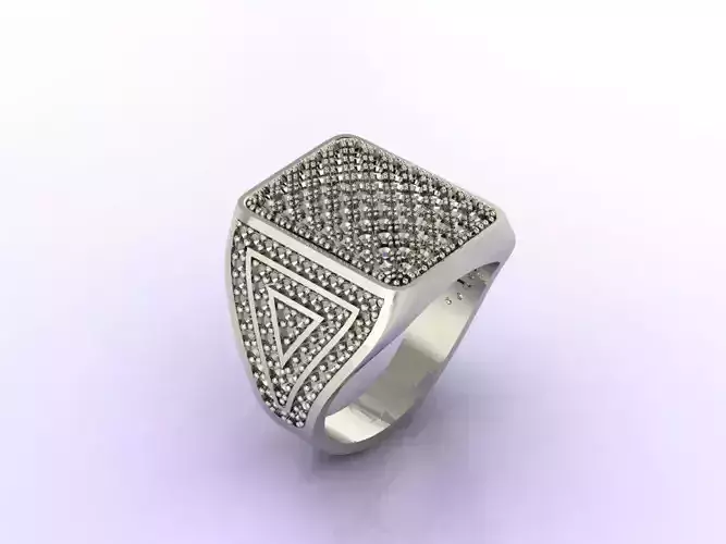 Gents Ring  - STL READY FILES  3D print model