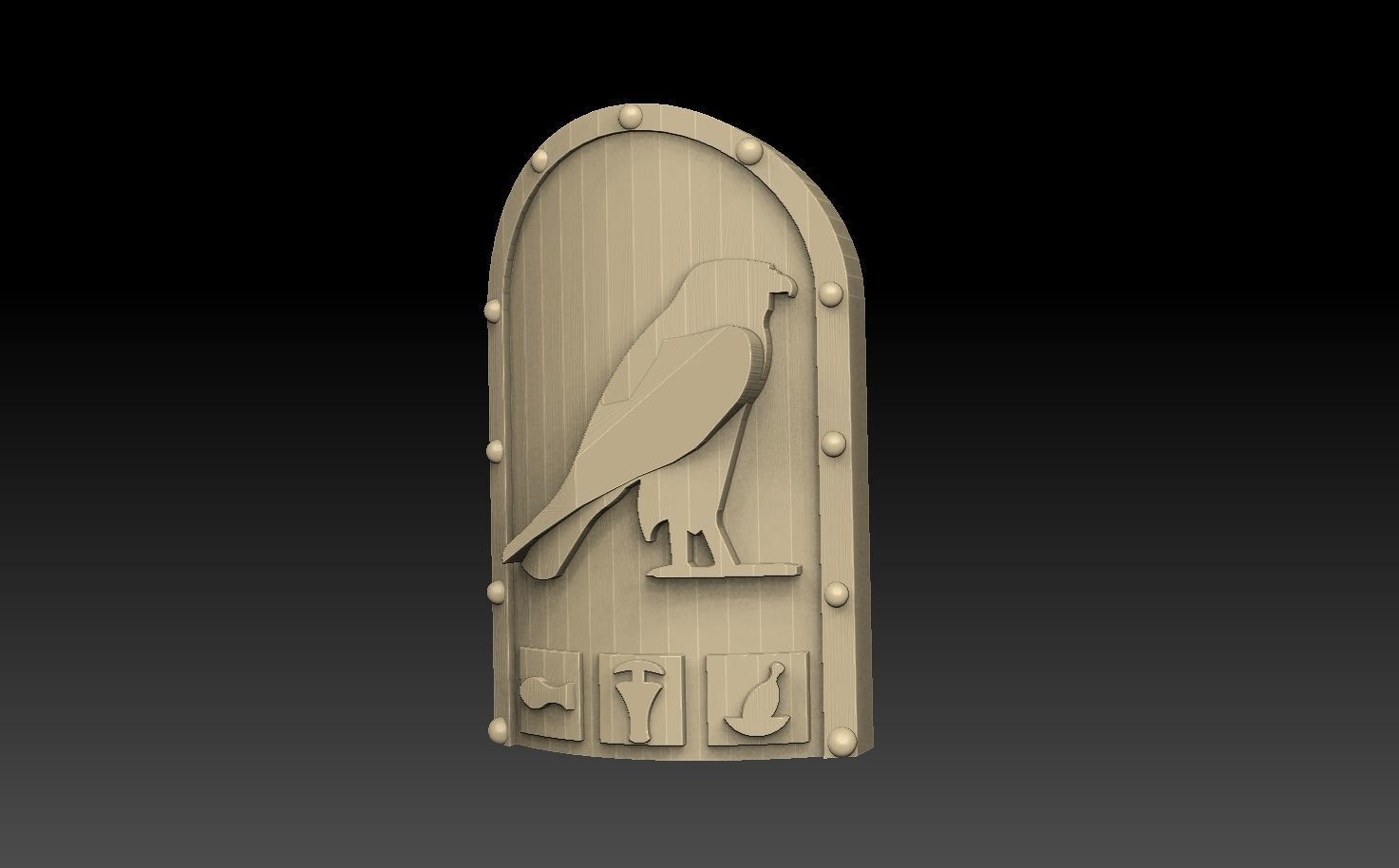 Egyptian Shield Pack 3D print model_18