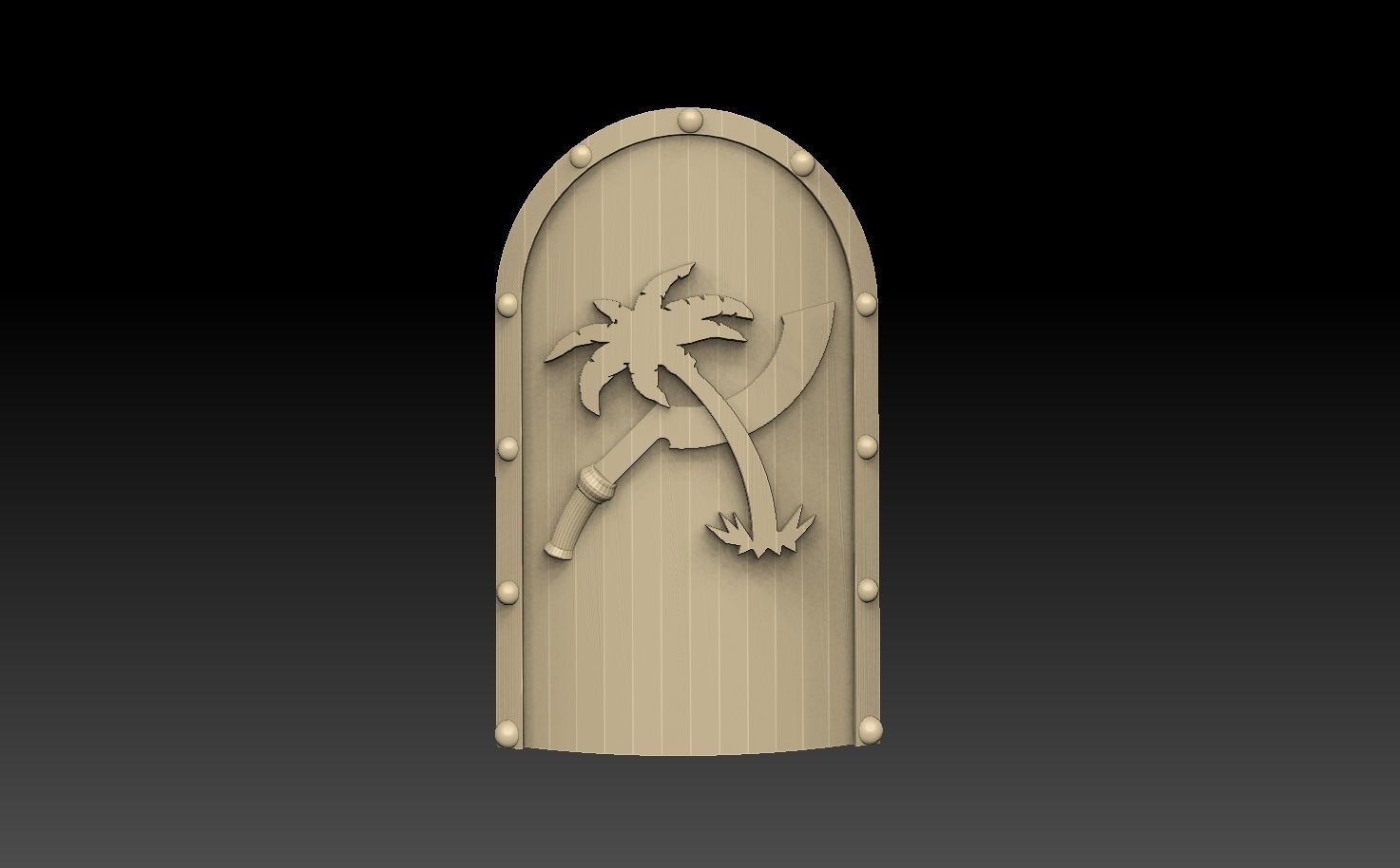 Egyptian Shield Pack 3D print model_24