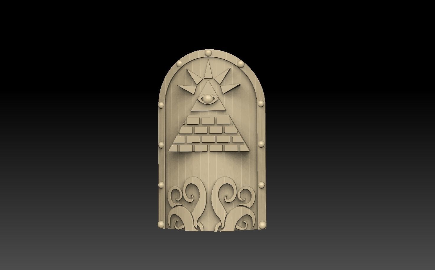 Egyptian Shield Pack 3D print model_1