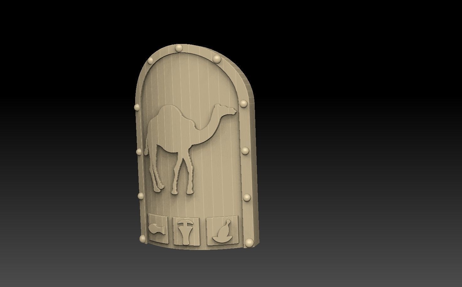 Egyptian Shield Pack 3D print model_21