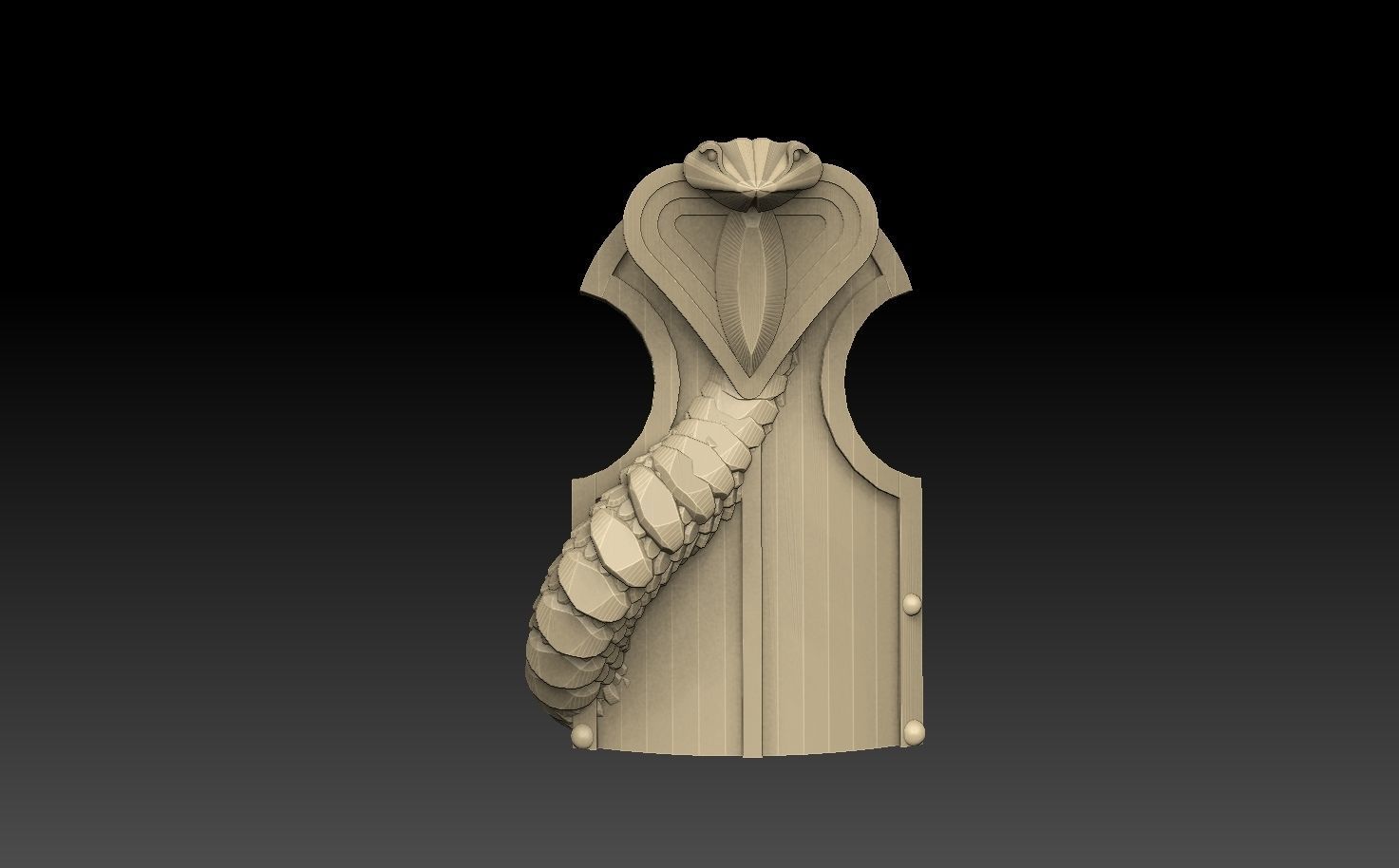 Egyptian Shield Pack 3D print model_7