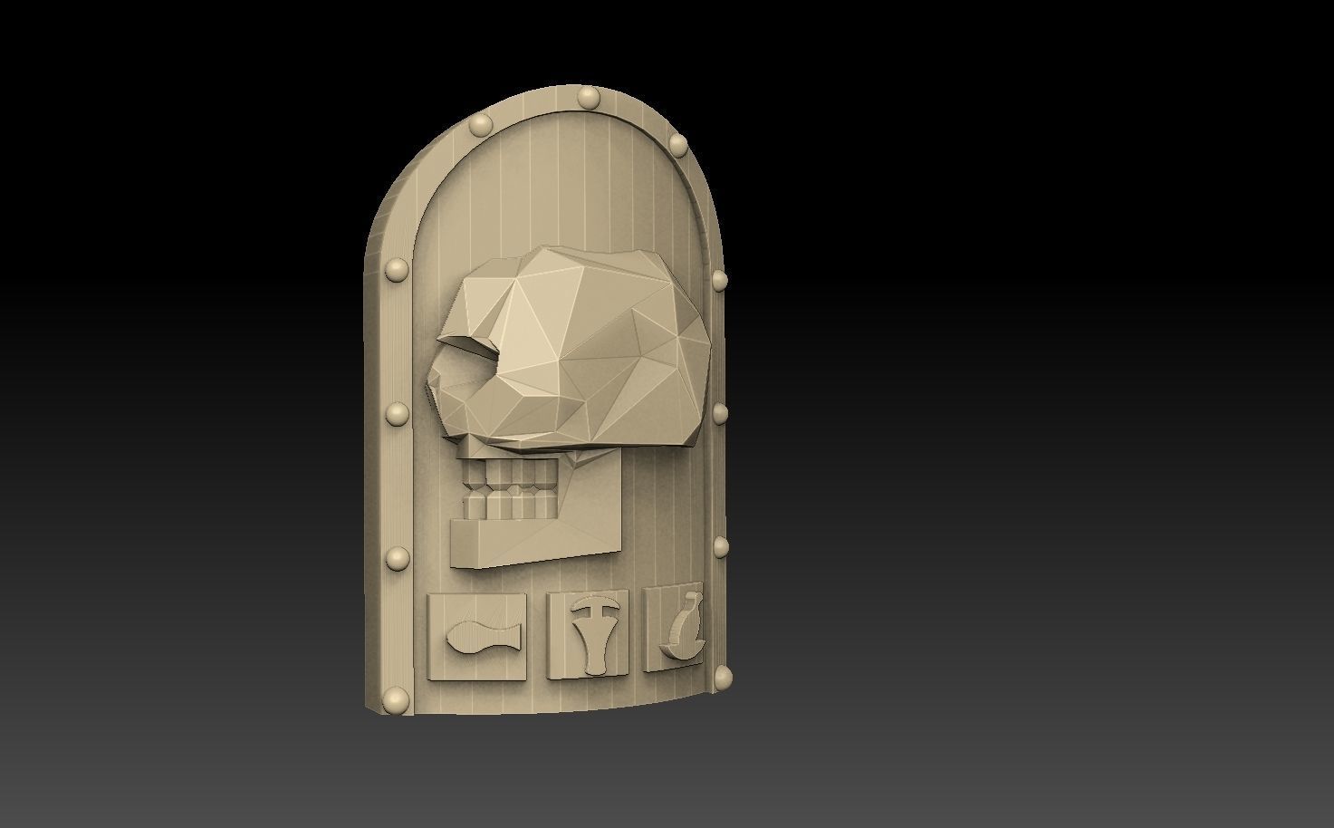 Egyptian Shield Pack 3D print model_3