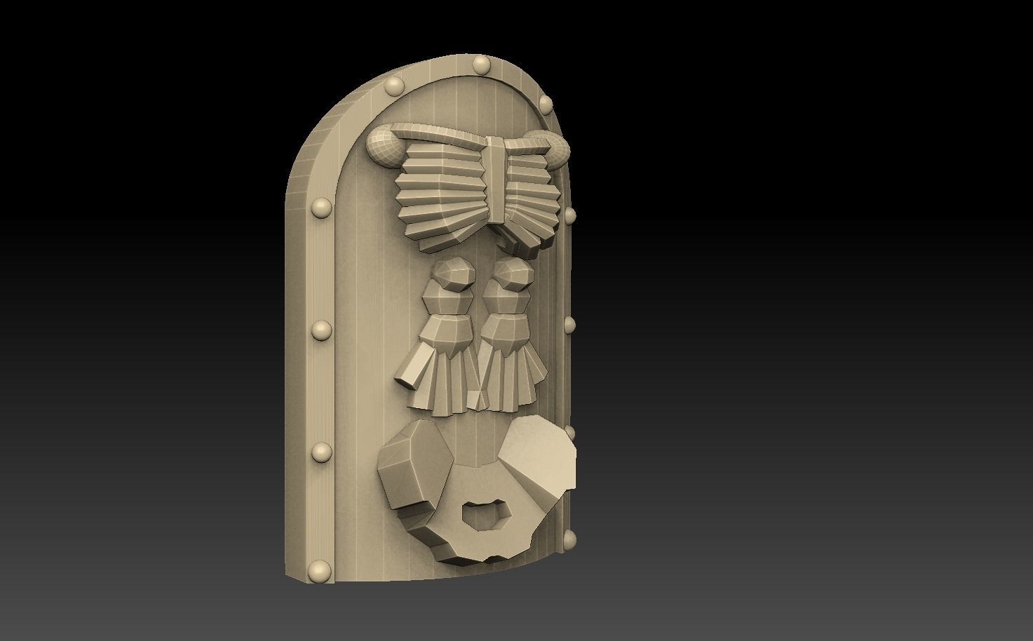 Egyptian Shield Pack 3D print model_13