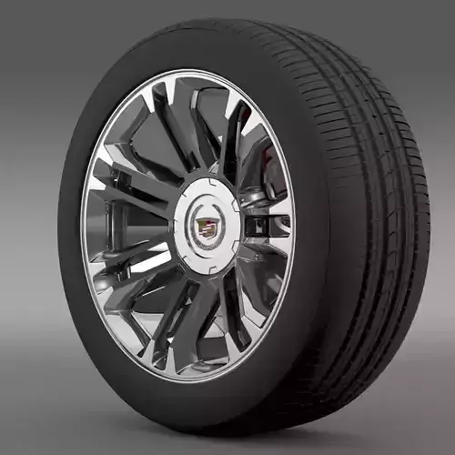 Cadillac Escalade 2013 wheel 3D model