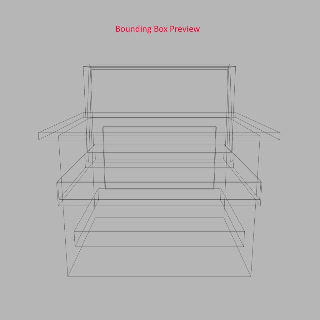 Canvas Chair Free 3D model_1