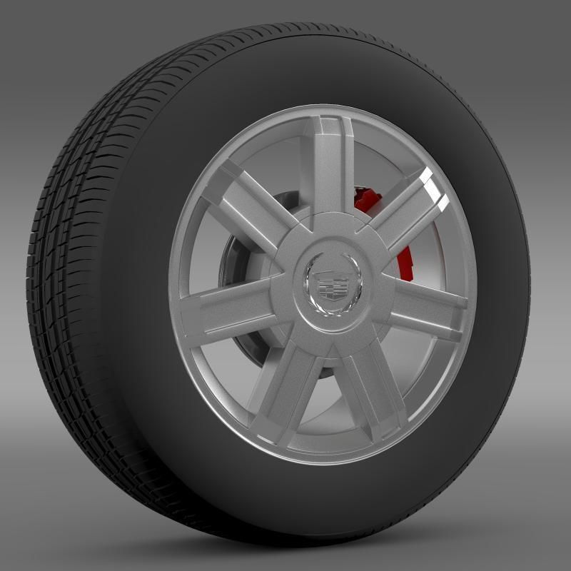 Cadillac Escalade awd 2012 wheel 3D model_6