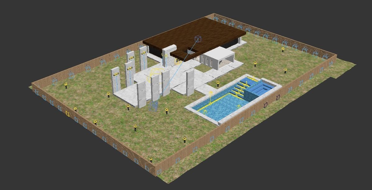 Modern Luxury House 3D model_6