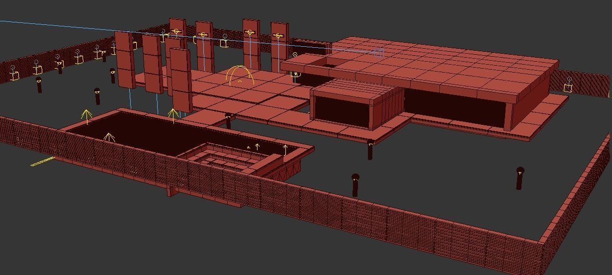 Modern Luxury House 3D model_8