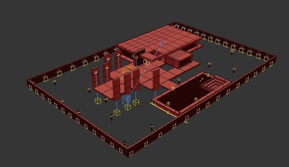 Modern Luxury House 3D model_10