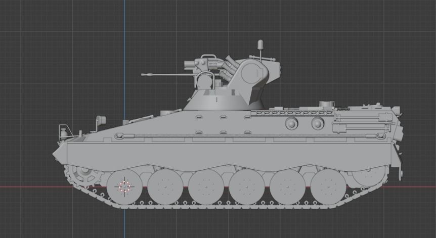 Scalable Marder 1A2 IFV 3D print model_1