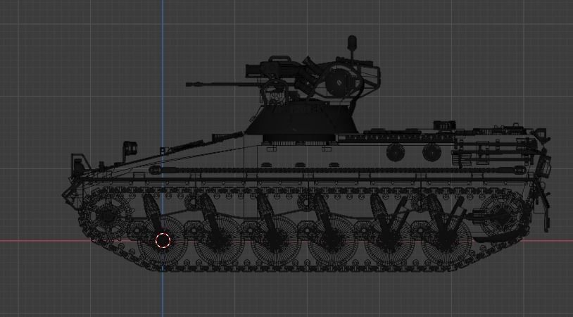 Scalable Marder 1A2 IFV 3D print model_2