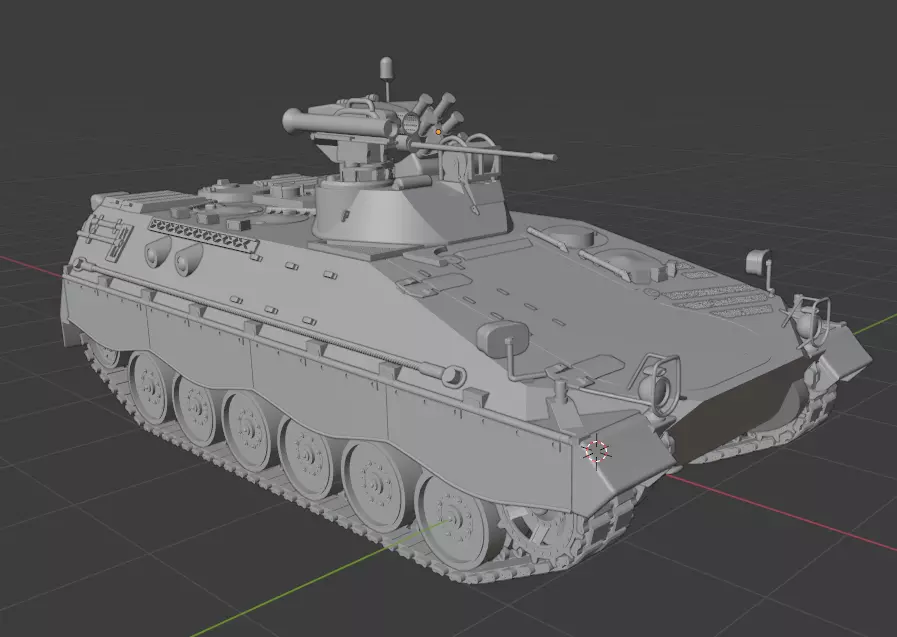 Scalable Marder 1A2 IFV 3D print model_0