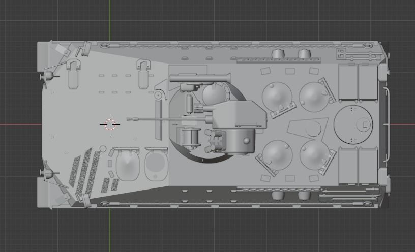 Scalable Marder 1A2 IFV 3D print model_6