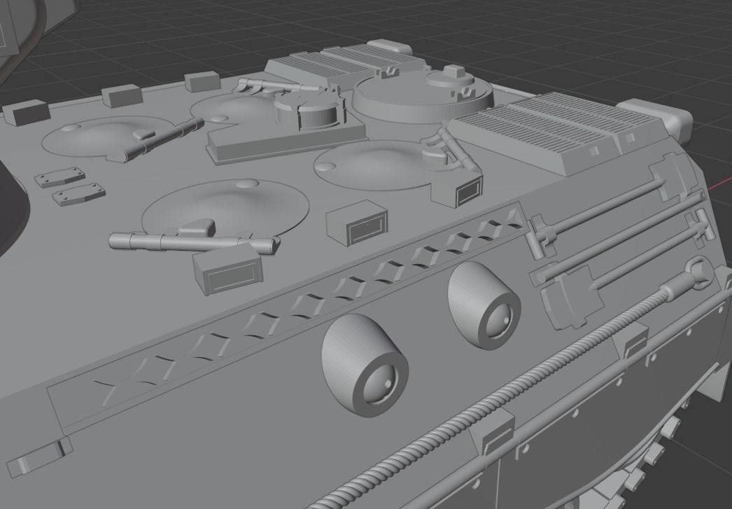 Scalable Marder 1A2 IFV 3D print model_9