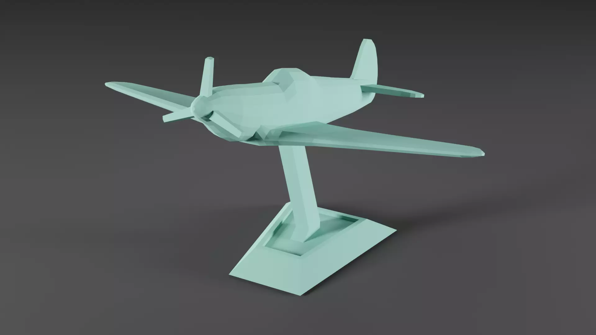 Yak-3 plane 3D print model_0